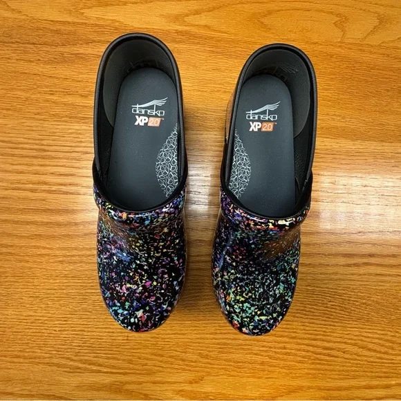 DANSKO XP 2.0 - Colorful Patent Leather Clogs - Picture 3 of 9